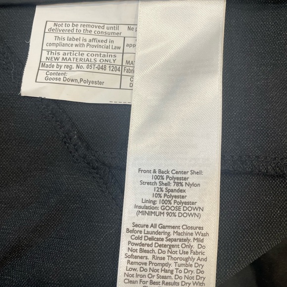 Eddie Bauer Women's Black Goose Down Jacket - Picture 8 of 8